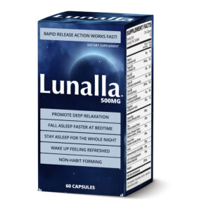 Lunalla For Deep Sleep and Relaxation - Front Label